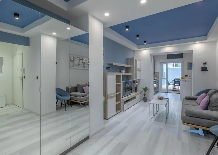 아파트 Arena Blue Dream - Modern With Terrace 풀라